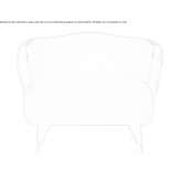Armchair in quilted fabric with armrests Vizzini