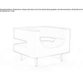 Club armchair with armrests Arviat