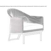 Fabric armchair with armrests Camoapa