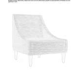 Armchair upholstered with fabric Kesan