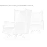 Swivel fabric armchair on trestles Weitnau