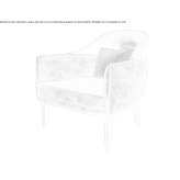 Nabuk armchair with armrests Nevele