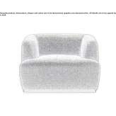 Upholstered armchair with armrests Korce