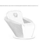 Velvet armchair with armrests Alserio