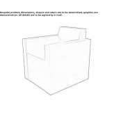 Fotel QM Foam z podłokietnikami Sacaseni