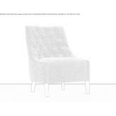 Fabric armchair Polop