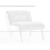 Ash and fabric armchair Tinwell