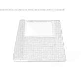 Modularny fotel materiałowy z podłokietnikami Ardauli