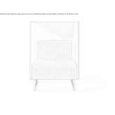 Fotel z tkaniny z wysokim oparciem Giulesti