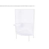 Armchair with high backrest and writing tablet Soyons