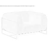 Leather armchair with armrests Fenain