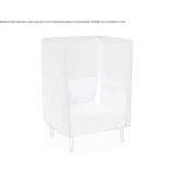 High-back armchair Midvale