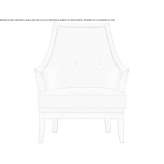 Fabric armchair with armrests Selegas
