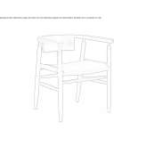 Armchair with armrests Sappada