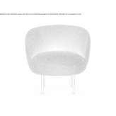 Armchair upholstered with fabric Ibiuna