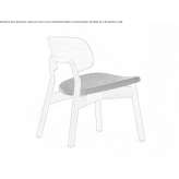 Solid wood armchair Vihiers