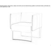 Leather armchair Peridot