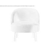 Fabric armchair Pesche