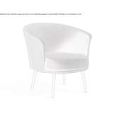 Upholstered armchair with armrests Senise