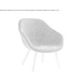 Upholstered armchair with armrests Oceano