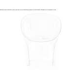 Polyethylene armchair with metallic varnish Seebach