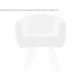 Fabric armchair with armrests Fairport