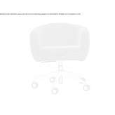 Fabric chair on wheels Fairport