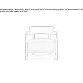 Wooden armchair with armrests Bredeweg
