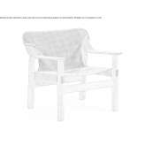 Canvas armchair with armrests Ocumicho