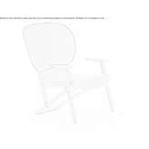 Armchair with armrests Tulum