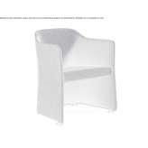 Fabric armchair Pontida