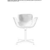 Armchair with 4-star base and armrests Pozuelo