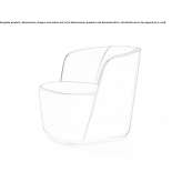 Upholstered armchair Jemnice