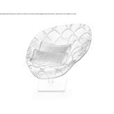Swivel armchair made of quilted fabric Teuchern