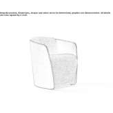 Fabric armchair with wooden frame Savino
