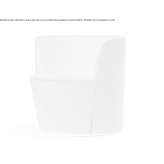 Felt armchair with armrests Calig