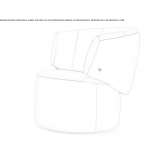 Leather armchair Racu