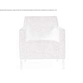 Fabric armchair with armrests Abrera