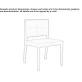 Stackable beech armchair Mioglia