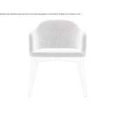 Fabric armchair with armrests Norkino
