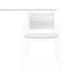 Fabric and beech armchair Kamil