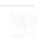 Upholstered armchair based on a sled Ljig