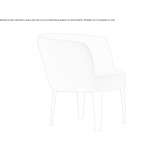 Upholstered armchair Ksamil