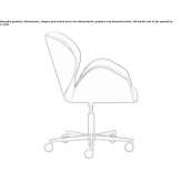 Swivel armchair with armrests and wooden frame Jauche