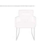 Upholstered armchair based on a sleigh with armrests Retkovci