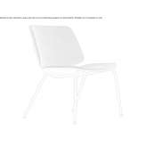 Fabric and wood armchair Meaux