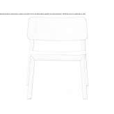Beech armchair Saviore