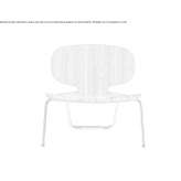 A stackable wooden veneer chair Petnjica