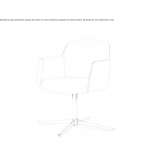 Leather chair for guests Glenrock
