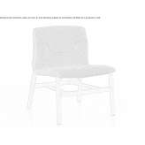 Upholstered armchair Gigant